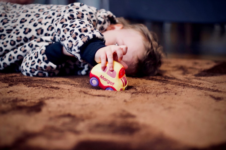 An in-person pediatric speech therapy session with hands-on activities