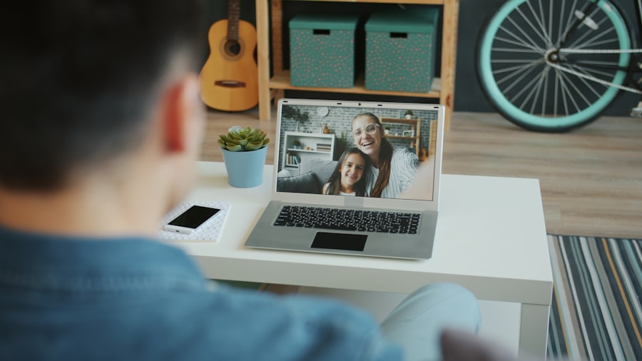 A virtual pediatric speech therapy session from a child's home